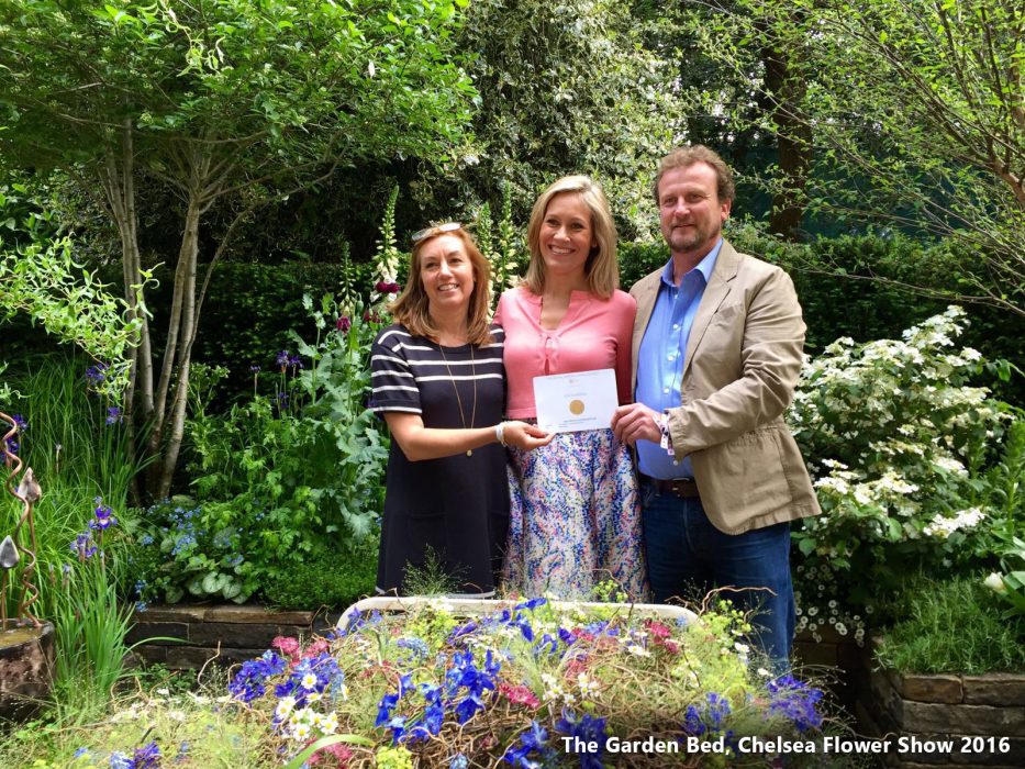 09 Chelsea Flower Show 2016 Garden Bed Gold Medal Stephen Welch Alison Doxey Sophie Raworth