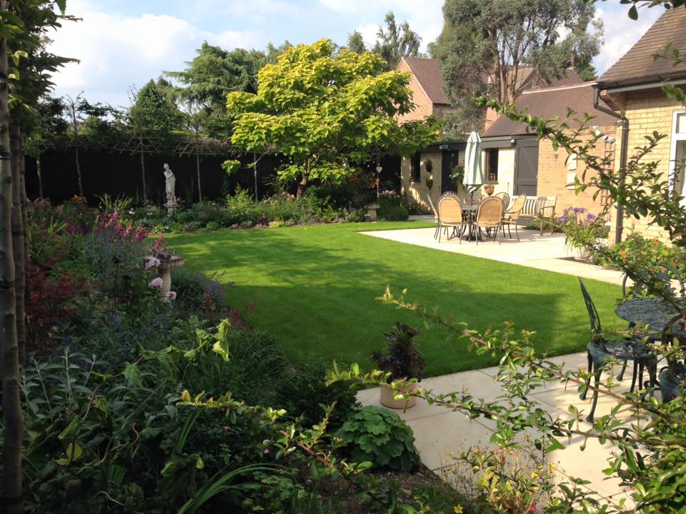 07 simple garden lawn patio welch landscape design Welch Design